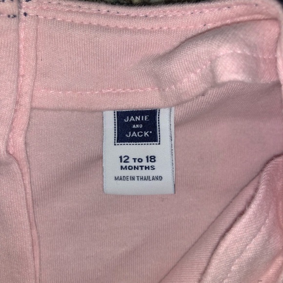 Girls Pink and Navy Dress - Picture 3 of 5